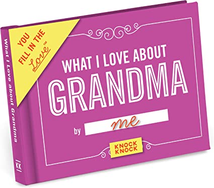 Knock Knock What I Love About Grandma Fill in the Love Journal