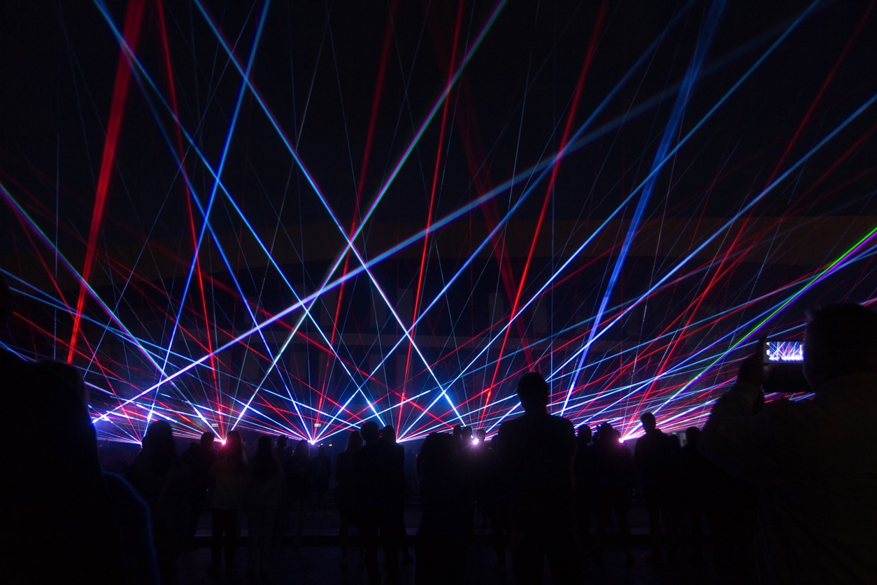 Laser lights, Concert laser lights