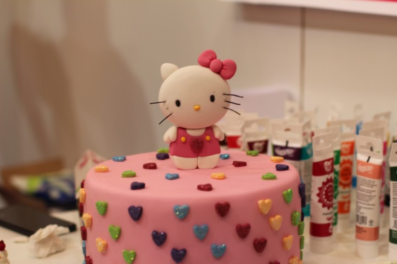 A Hello Kitty cake