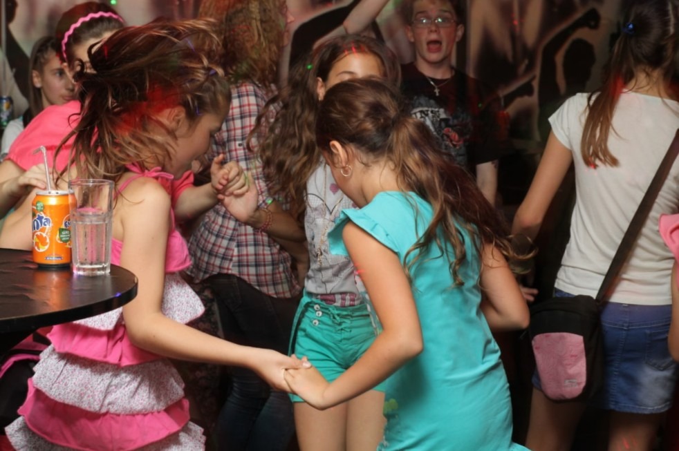 Children having fun at a party