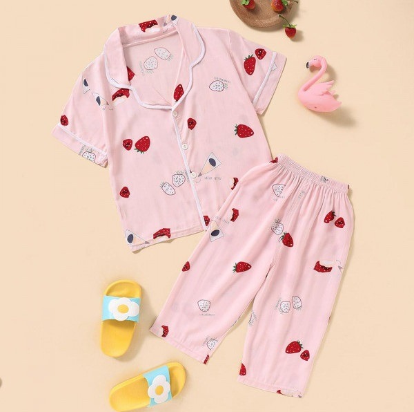 Little Girl Printed Pajamas