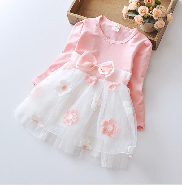 Toddler Girl Floral Winter Dress