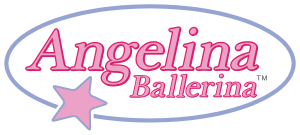 The logo for Angelina Ballerina show