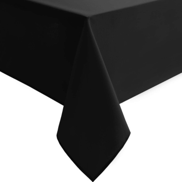 Hiasan-Black-Rectangle-Tablecloth