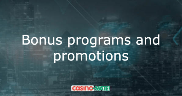 Review bonus programs and promotions Casino Mate